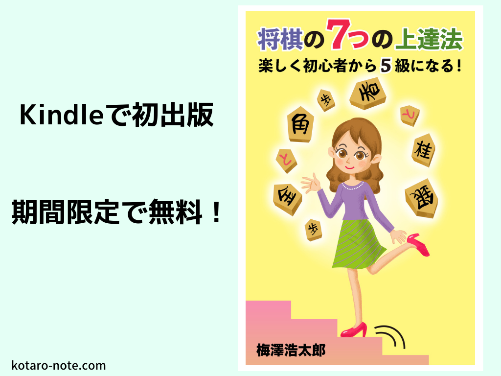 「将棋の7つの上達法」を出版